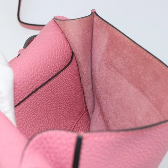 GUCCI New Jackie Shoulder Bag Leather Pink Silver - Picture 11 of 16